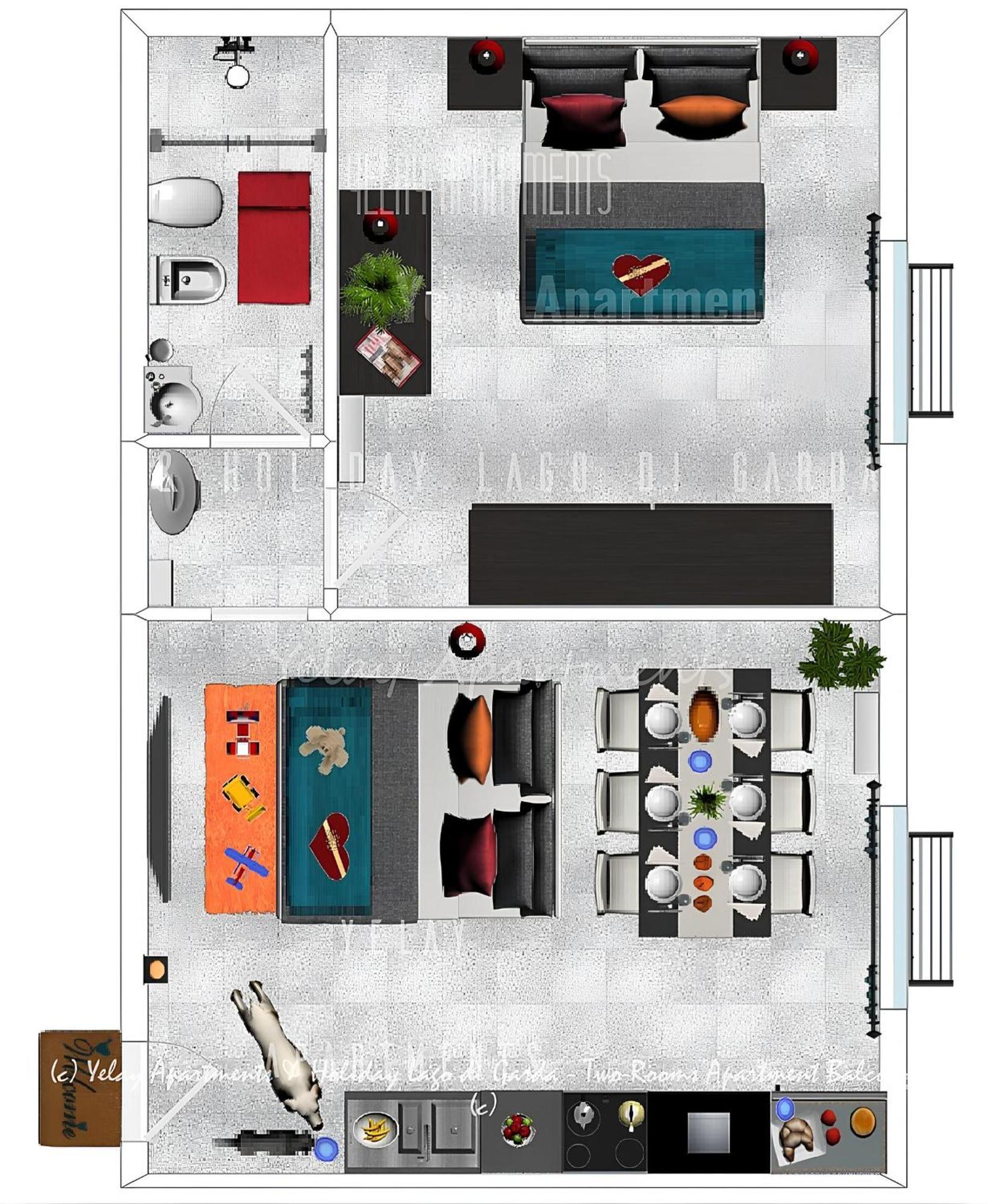 Yelay Apartments & Holiday Lago Di Garda Raffa Extérieur photo